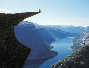 "Trolltunga", die Trollzunge, Hardanger, ©visit norway