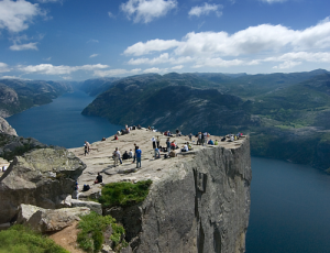 "Prekestolen", Predigtstuhl, Lysefjord, ©visit norway