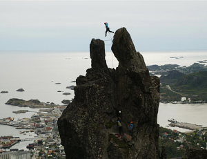 Svolværgeita - die Svolværziege, Lofoten, ©nfk.no