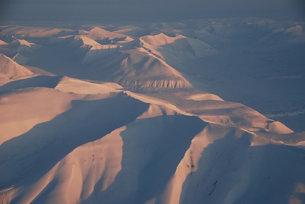 Spitzbergen aus der Luft