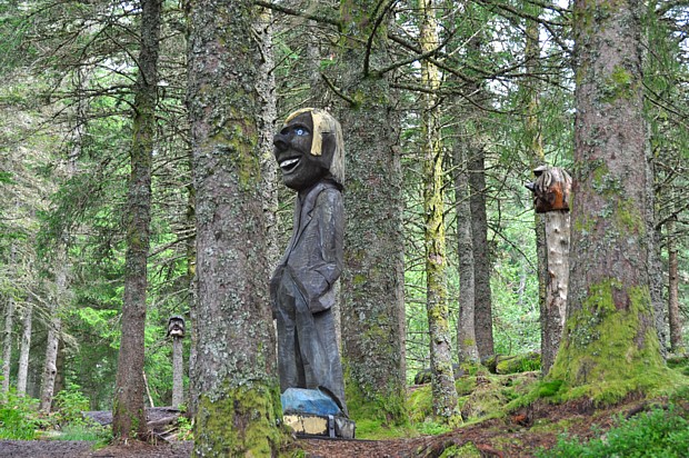 Trolle im Wald von Bergen