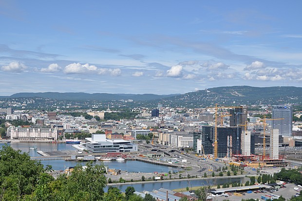 Blick über Oslo