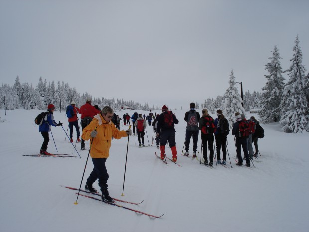 Ski Fahren Langlauf Sjusjøen Nordseter