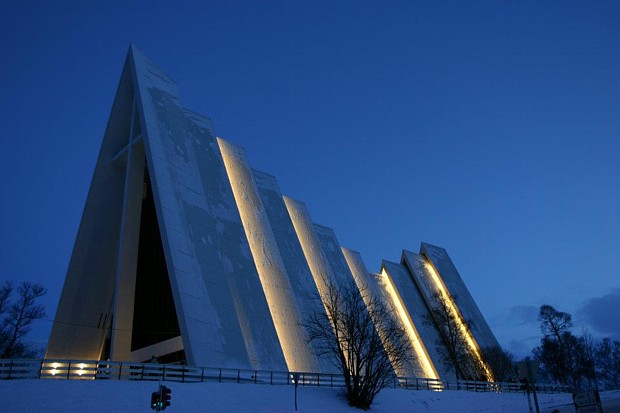 Eismeerkathedrale Ishavskatedralen Tromsø Copyright-kalle