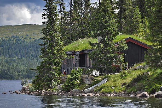 Hütte / Ferienhaus am Wasser in Norwegen