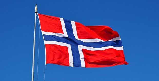 Norwegenflagge Fahne Nationalfeiertag