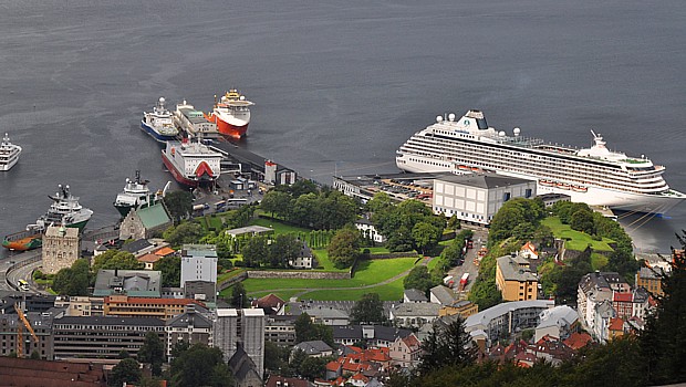 Kreuzfahrtschiff Bergen