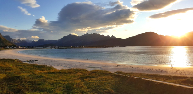 Ramberg Lofoten Strand Sonne