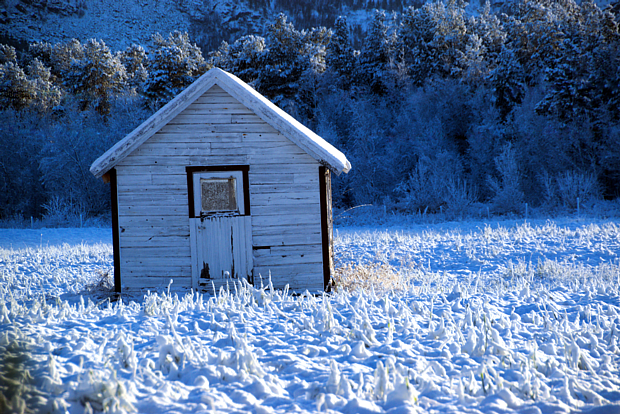 04 Haus Winter Alta Raureif Schnee