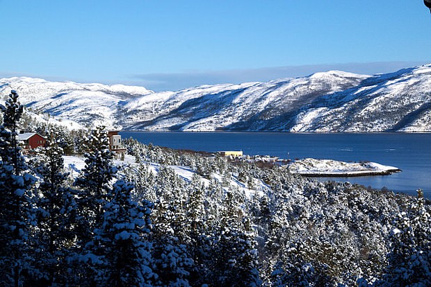 Alta Winter Schnee Blick 08