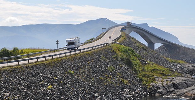 Wohnmobil Atlanterhavsveien Bruecke