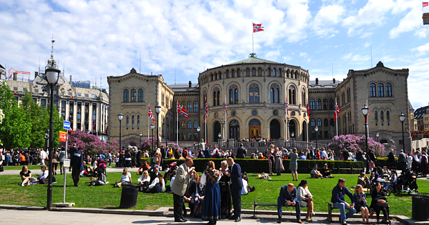 Parlament Storting 17 Mai Oslo Politik