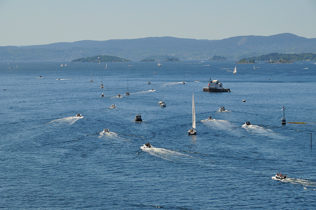 Oslofjord Boote Wasser Freizeit Sport