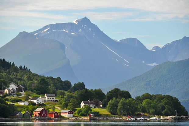 In Norwegen am Fjord