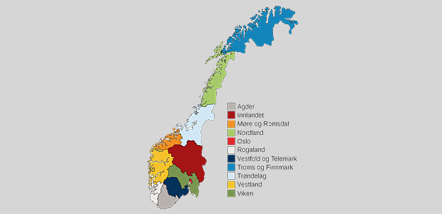 Norges nye fylker – Wikipedia