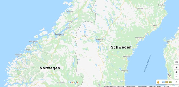 Grenze Norwegen Schweden